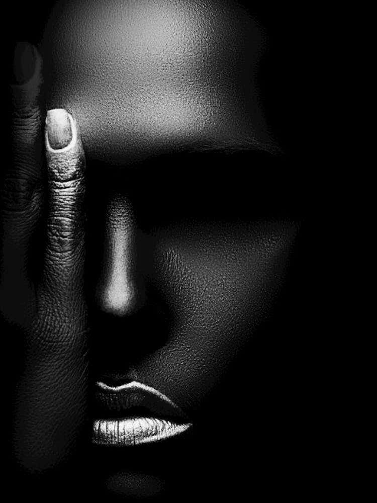 Black And White Portrait Of A Woman 11