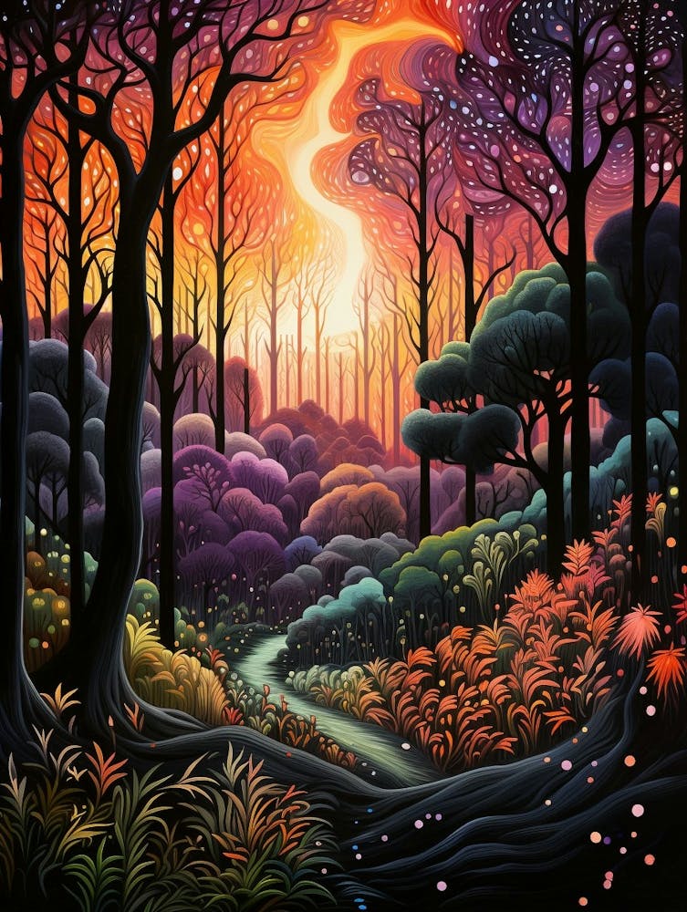 Forest Abstract Minimalist 1