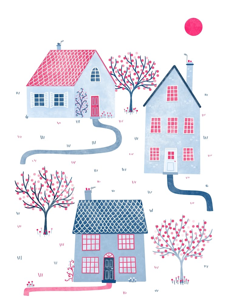 Spring in Townsville Houses And Trees