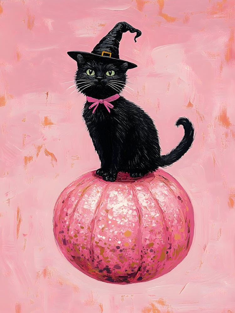 Witch Pumpkin Canvas Print