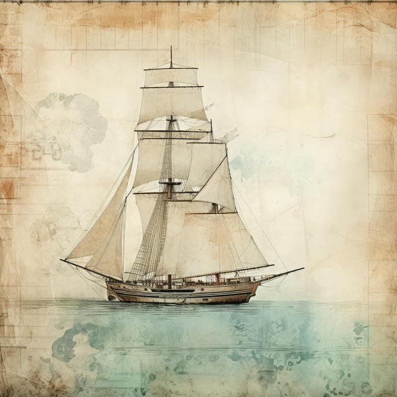 Vintage Sailboat 7