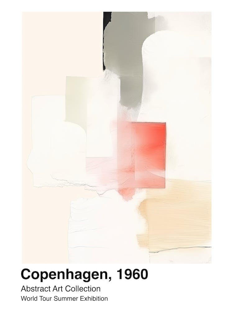 World Tour Exhibition, Abstract Art, Copenhagen, 1960 6