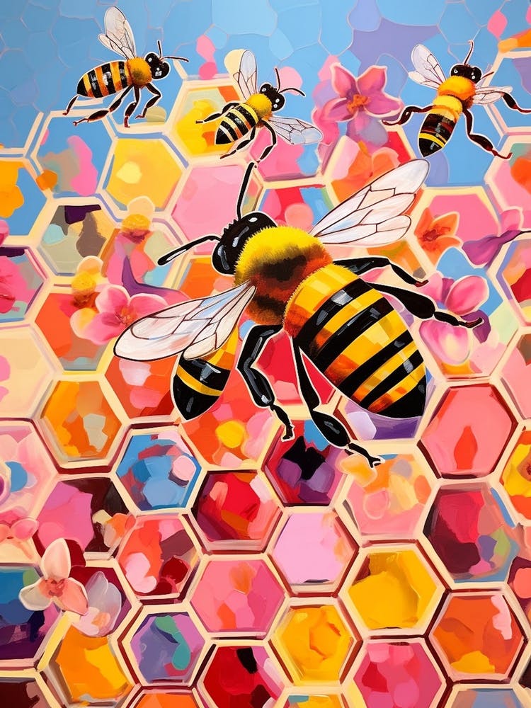 Honeycomb Bee Colour Pop 5