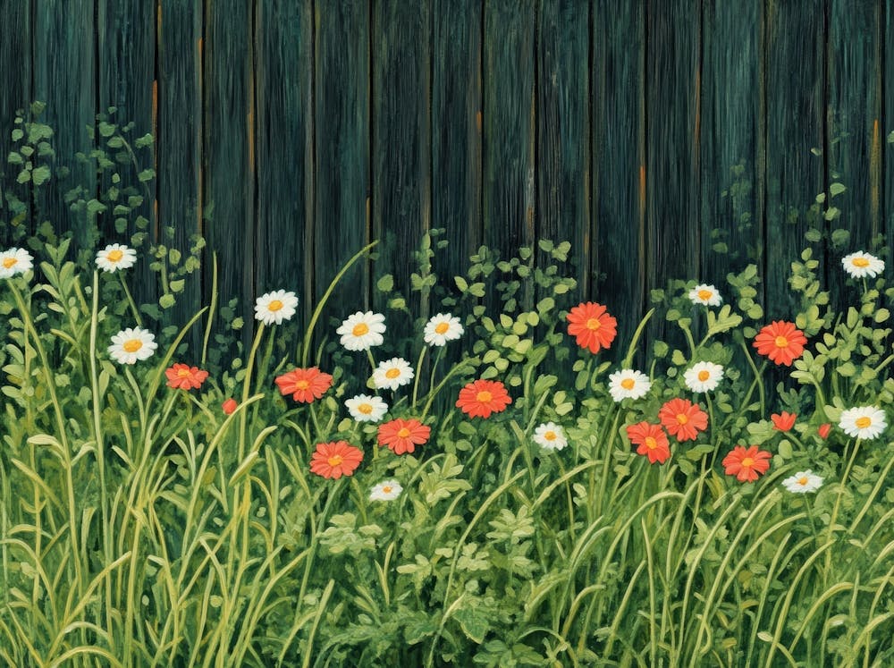 Daisies In The Grass