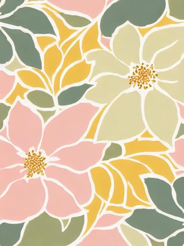 Bourvardia Fleur Florale Pastel 2