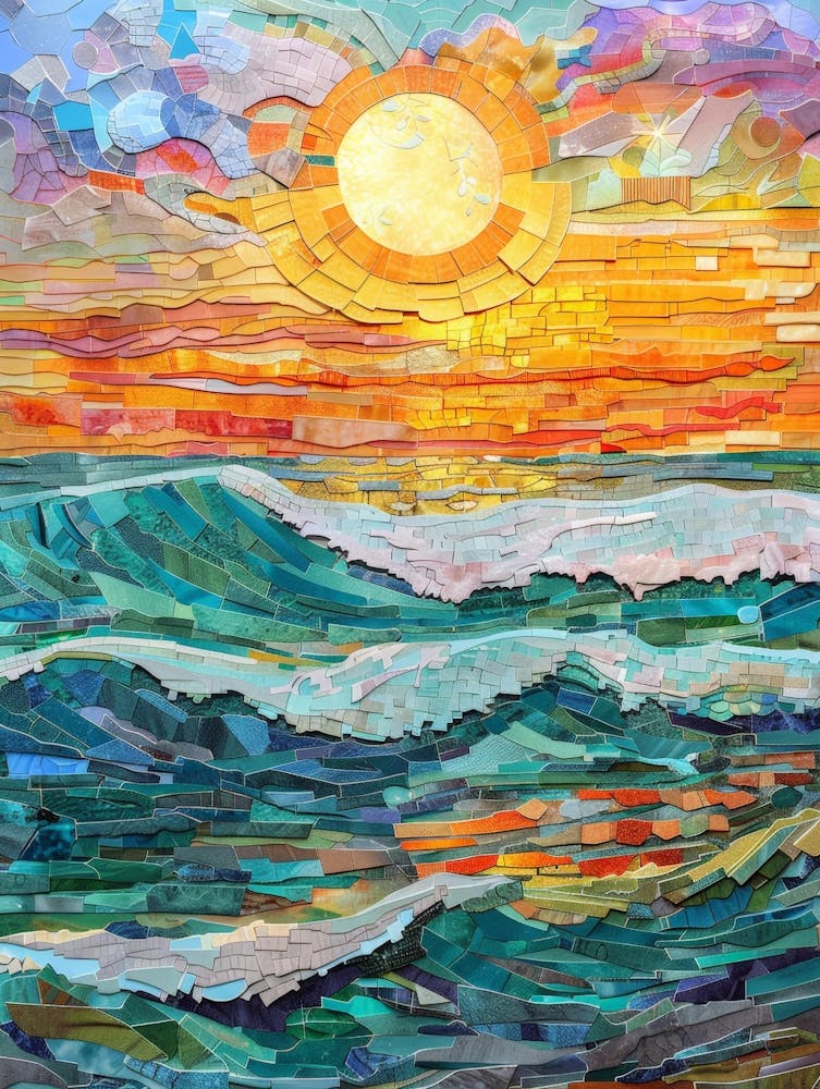 Sunset Over The Ocean 68