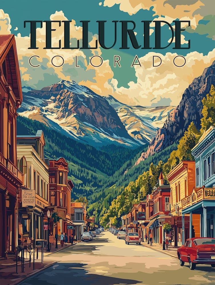 Telluride, Colorado Travel Poster