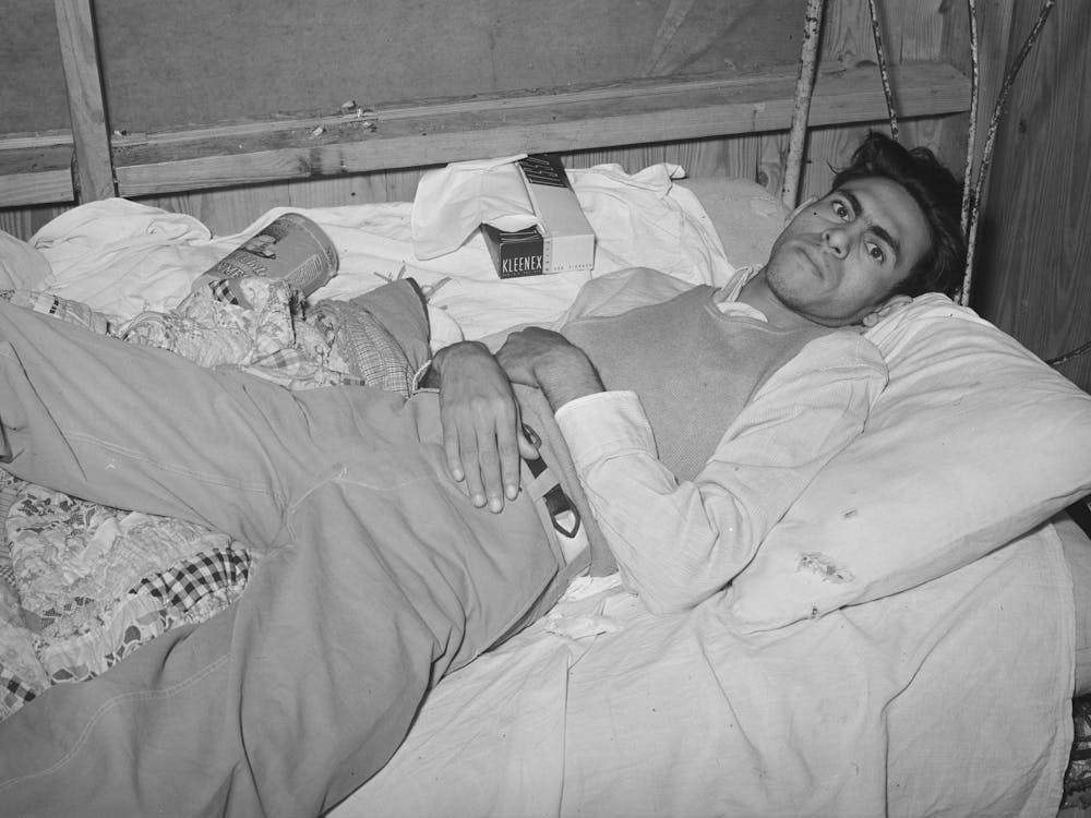 Mexican With Advanced Tuberculosis Near Crystal City, Texas By Russell Lee