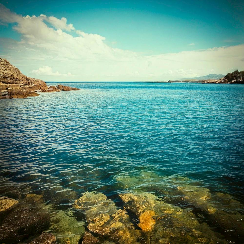 Firefly Vintage Coastal Nostalgic, Faded Coastal Water Textures 2