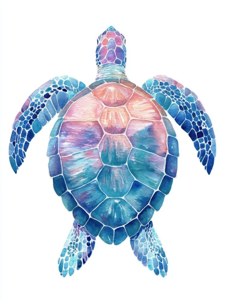 Sea Turtle Canvas Print 3