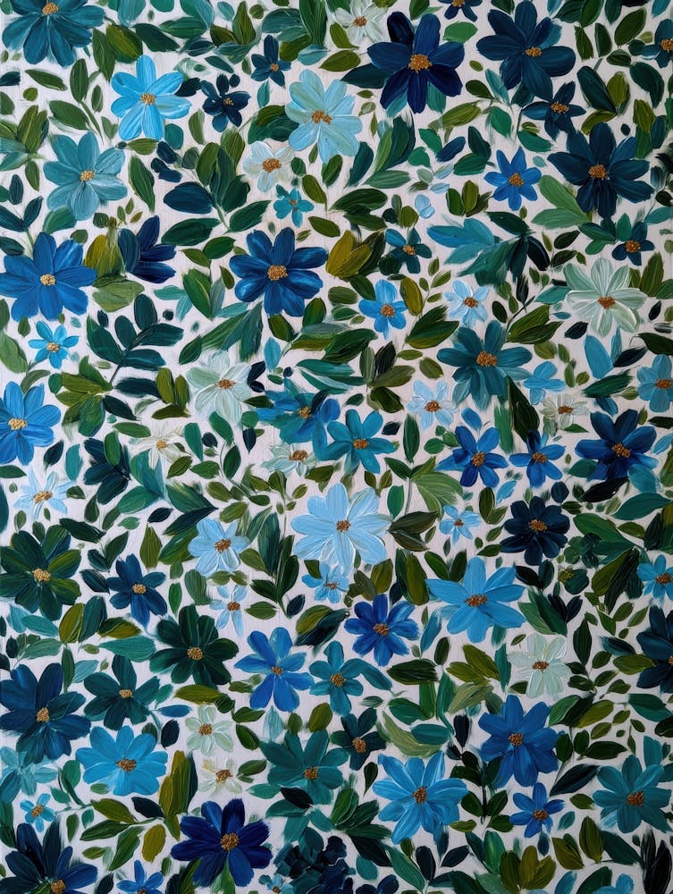 Blue Flowers 114