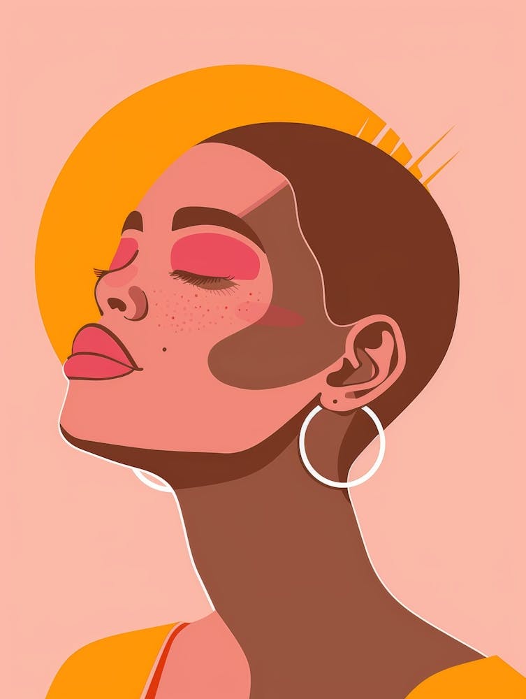 Illustration einer Frau 4