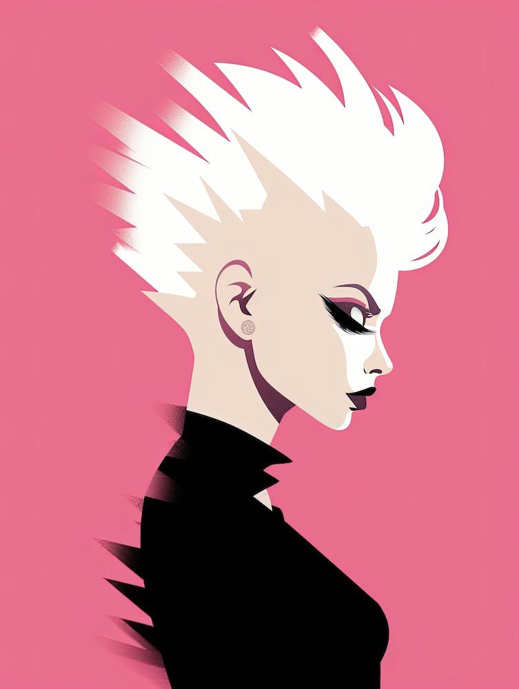 Pink Punk Minimalism: Rebel Chic