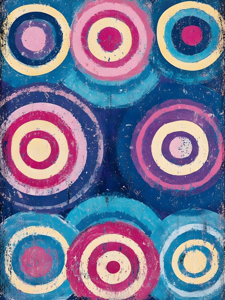 Circles Canvas Print