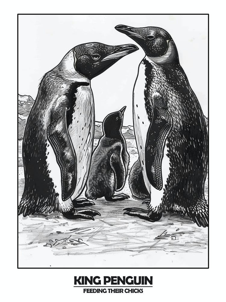 Penguin Feeding Their Chicks Poster 8