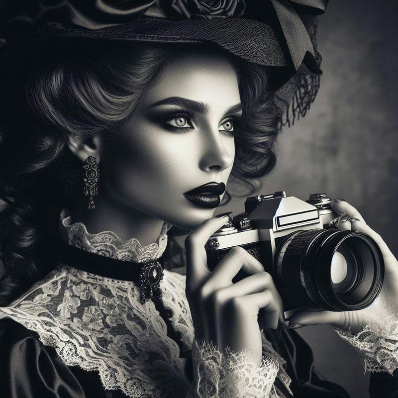 Victorian Woman With Camera