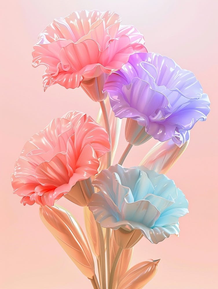 Dreamy Inflatable Flowers Carnations 3