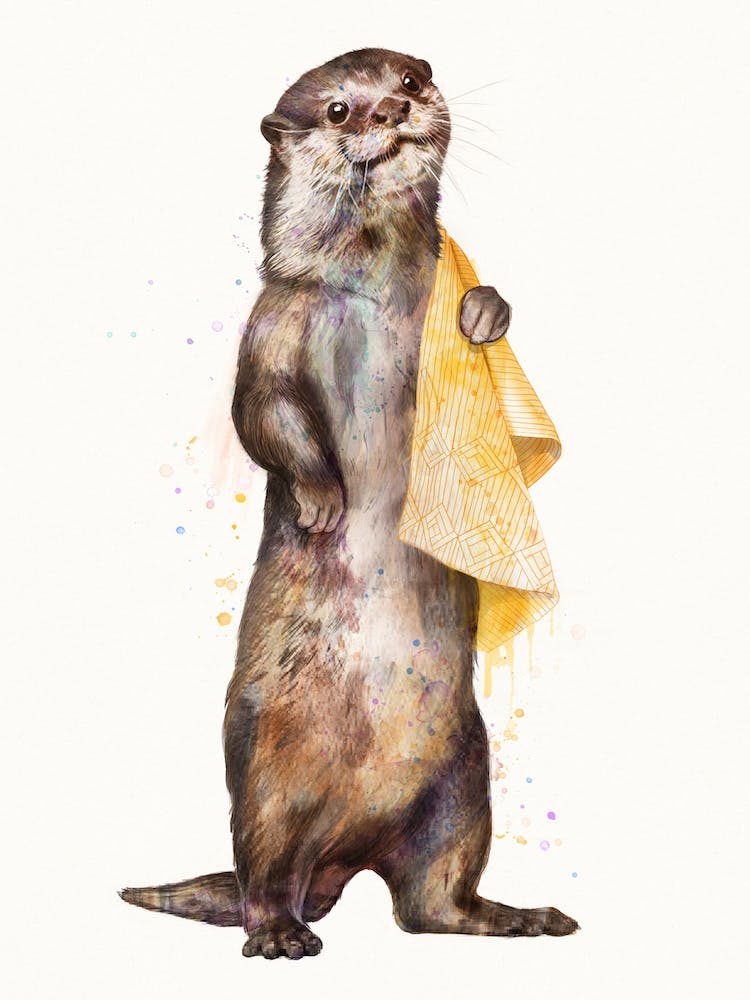 Otter Bathroom Animal