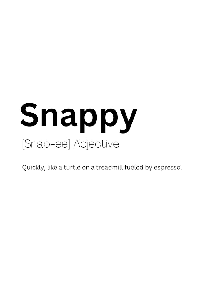 Snappy Definition Meaning