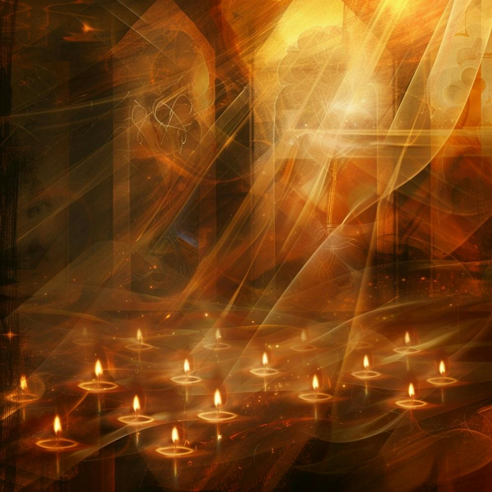 Yom Kippur Themed Banner Texture With Solemn Rel 1718400656 3