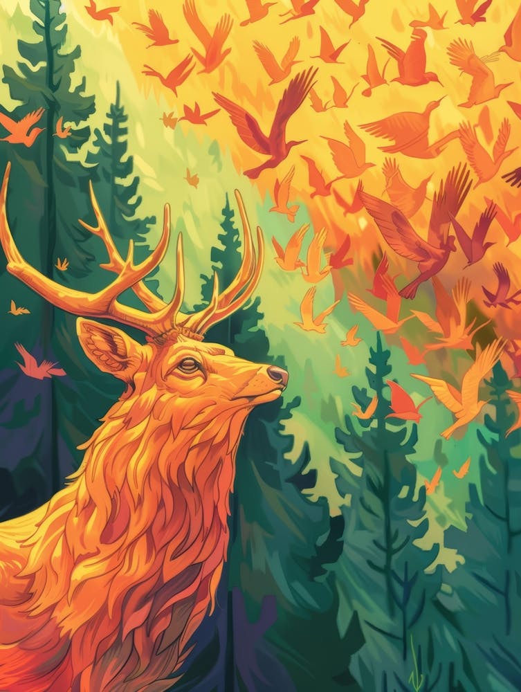Deer In The Forest 20