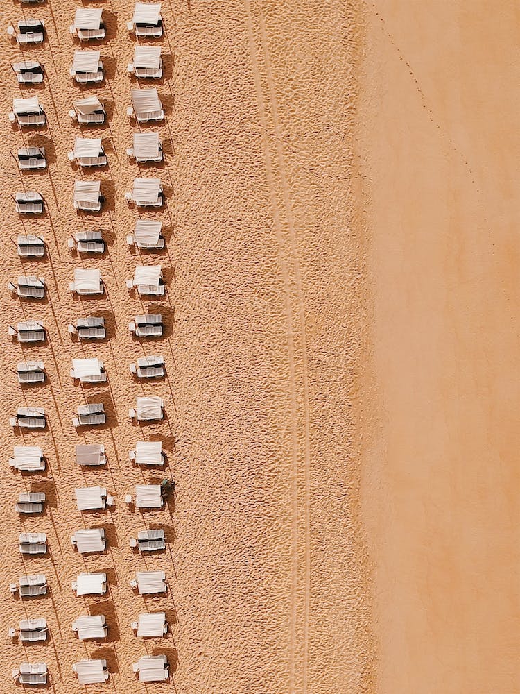 White Beach Chairs