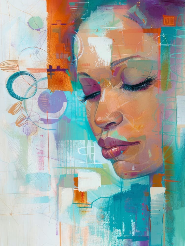 Abstract Portrait Of A Woman 50