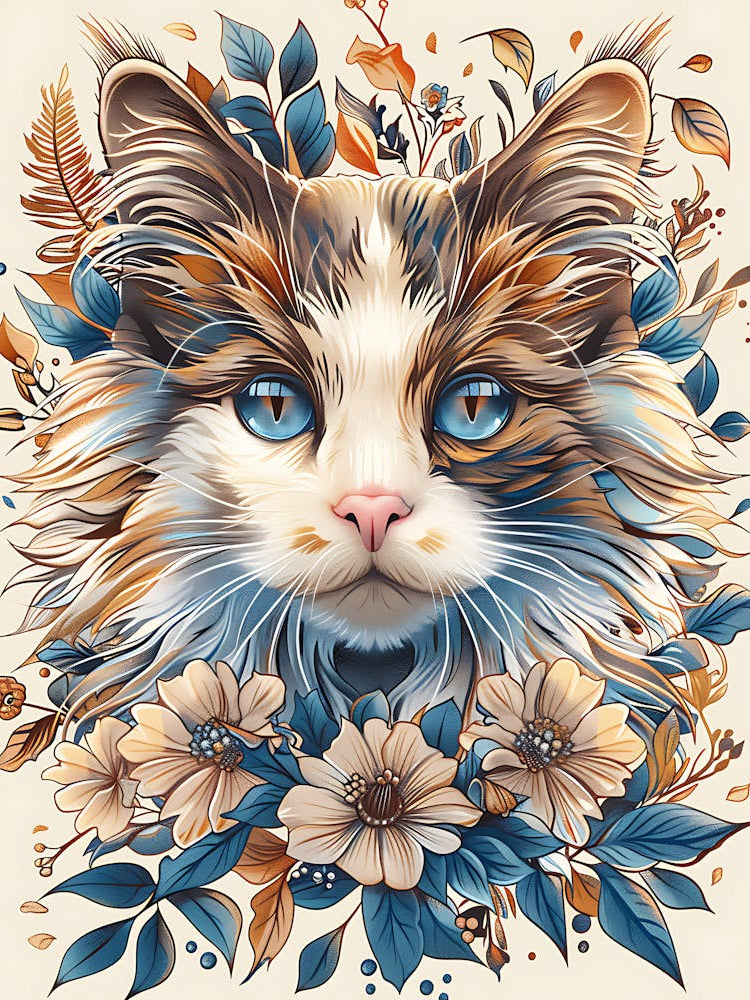 Cat With Blue Eyes 3