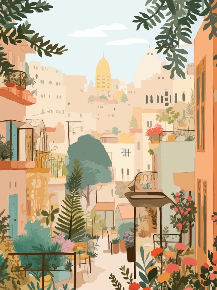 Beirut Lebanon 1 Illustration