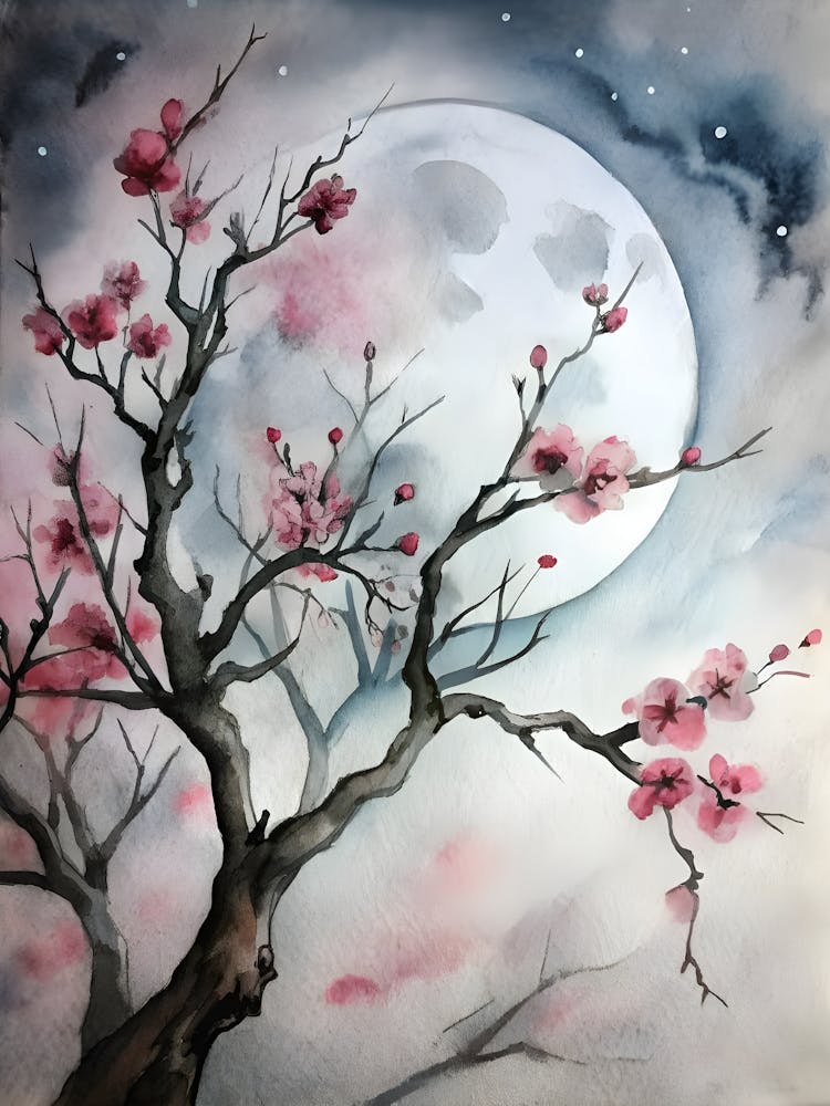 Cherry Blossom Painting 3