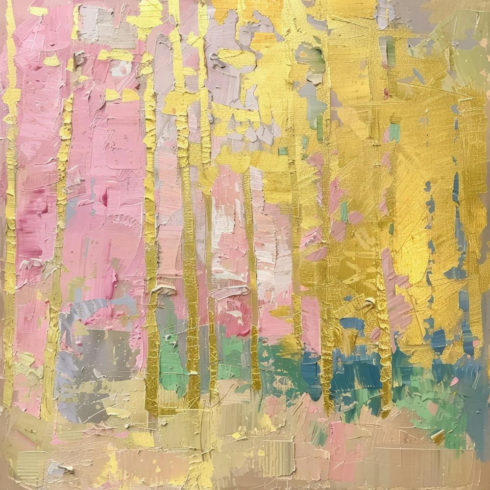 Pink And Yellow Trees