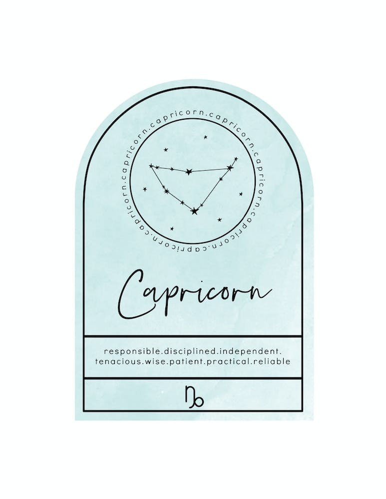 Capricorn Zodiac Sign 1