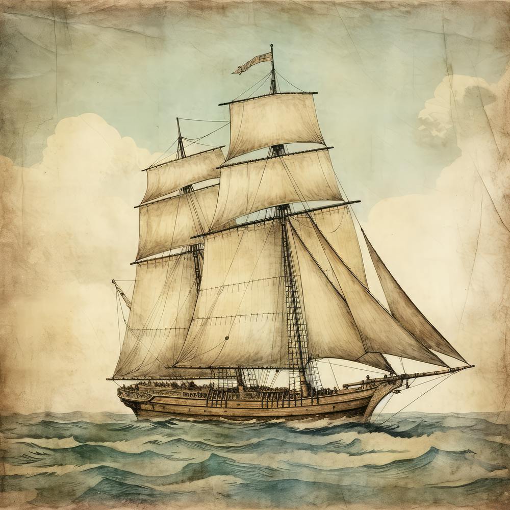 Vintage Sailboat