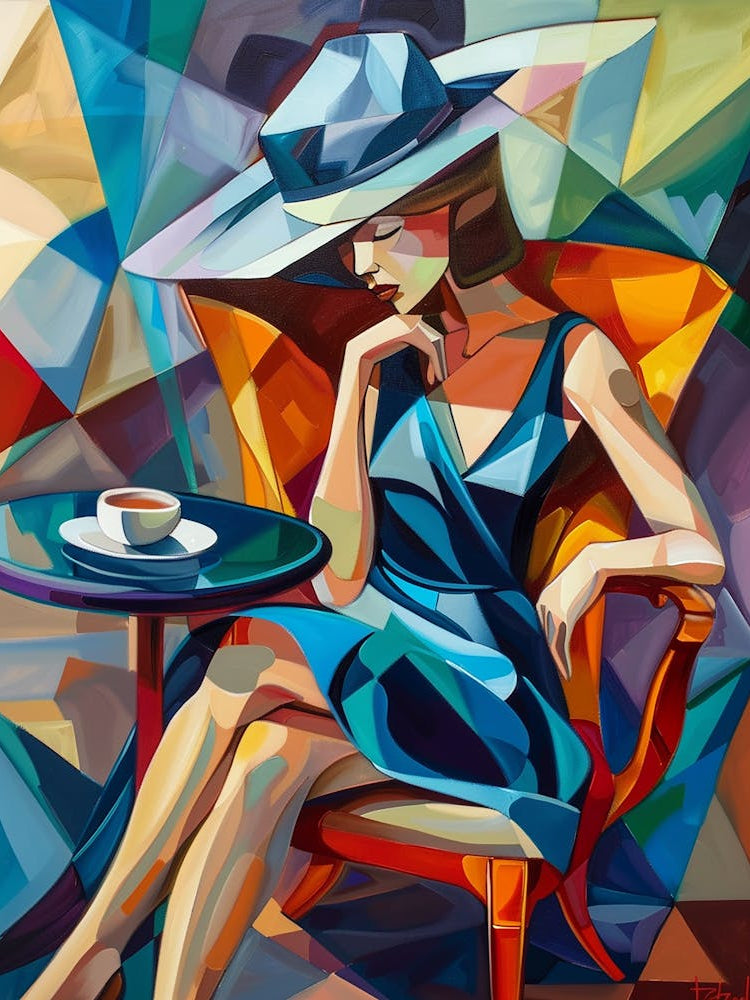 Woman In A Hat 6