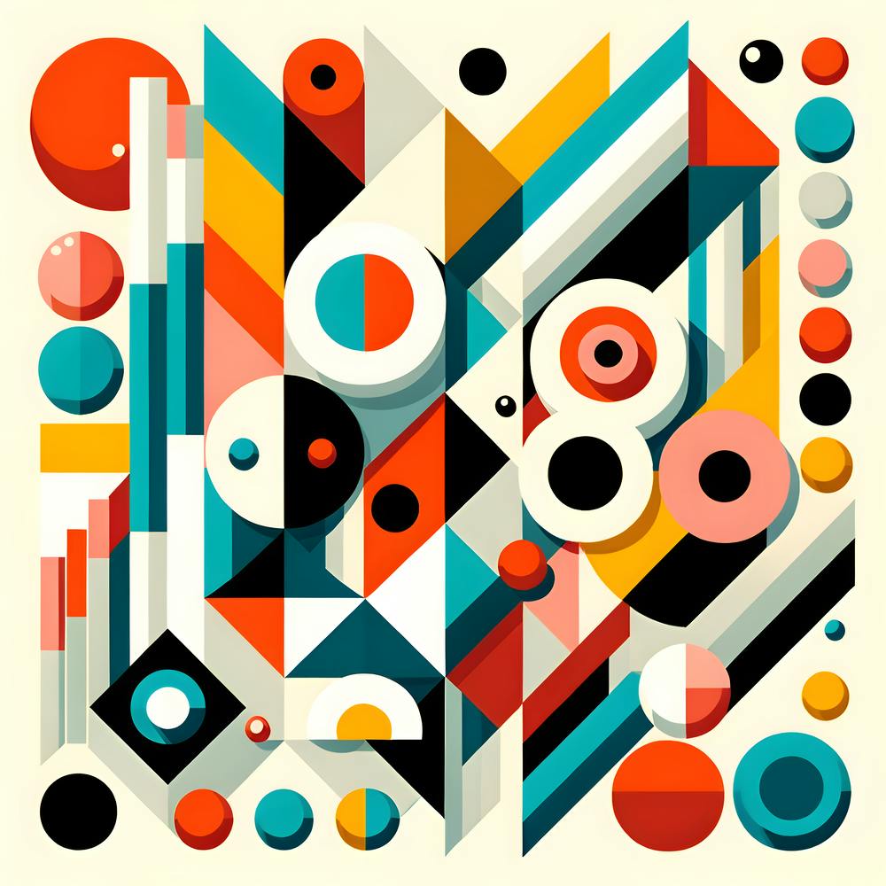 Abstraktes geometrisches Muster 1