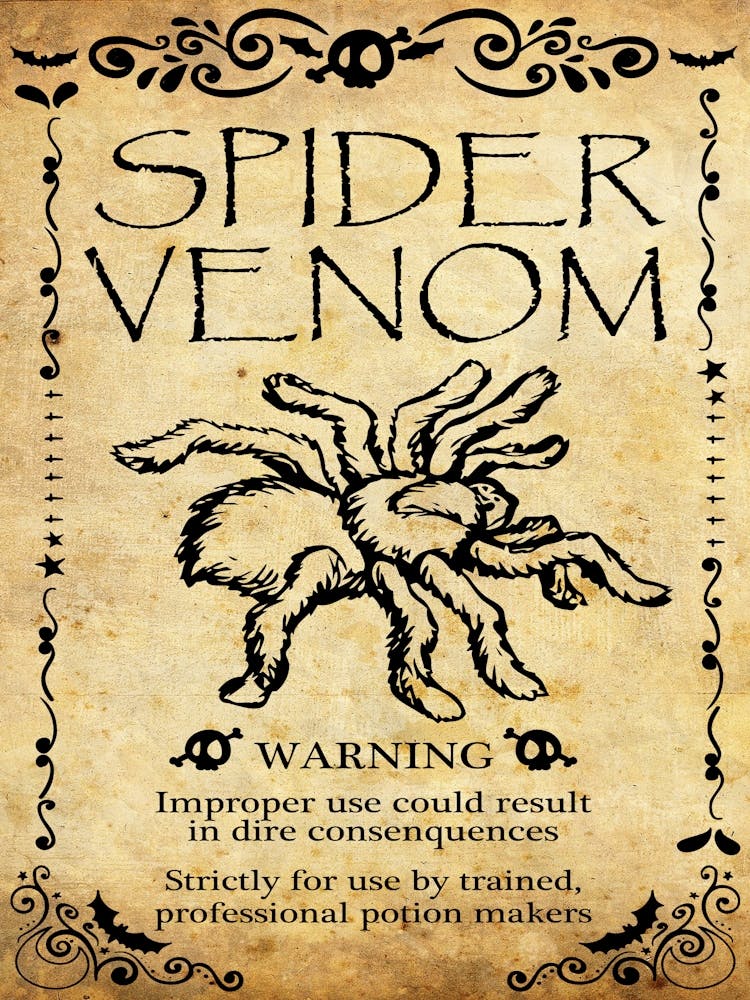 Spider Venom, Halloween Poster