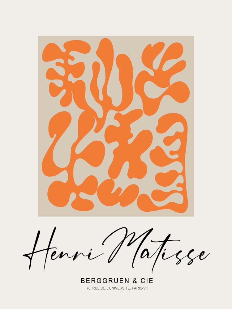Matisse Cutouts Orange