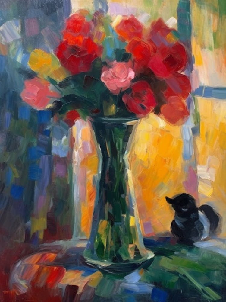 Sweet Pea With A Cat 3