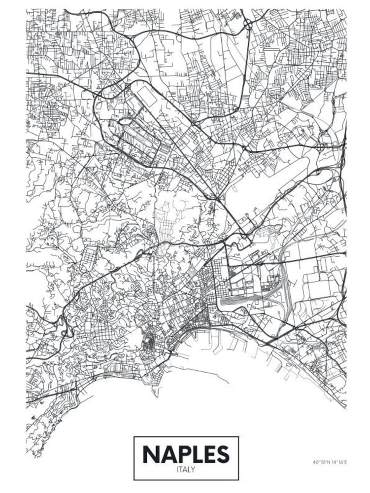 Map Naples