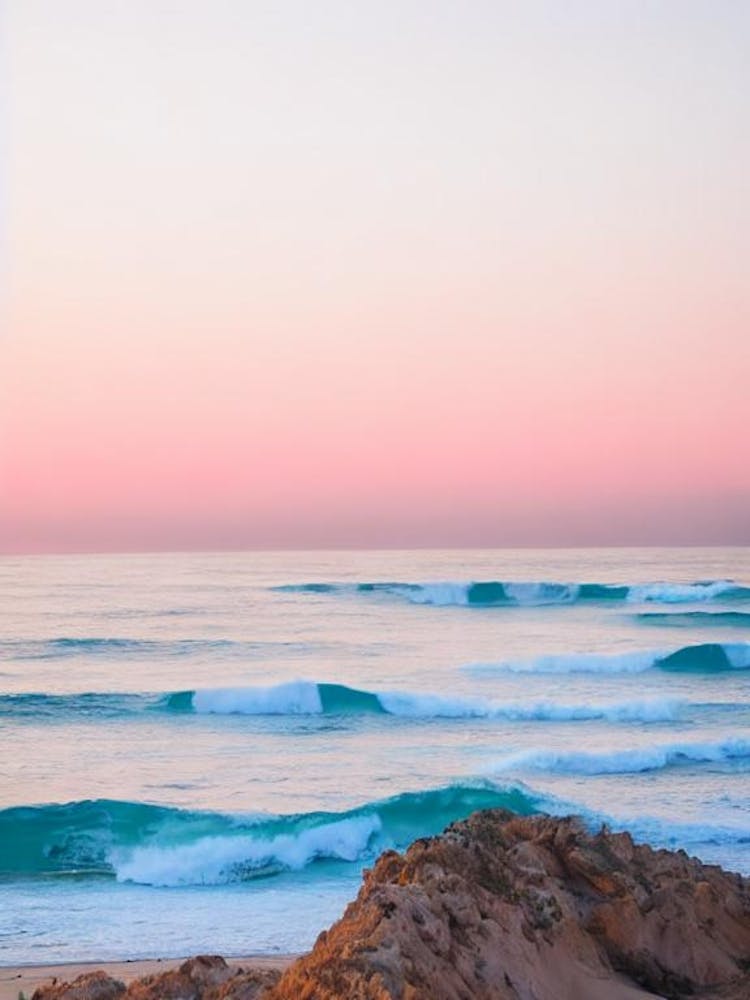 Kaputas Beach, Turkey Pink Photography 1