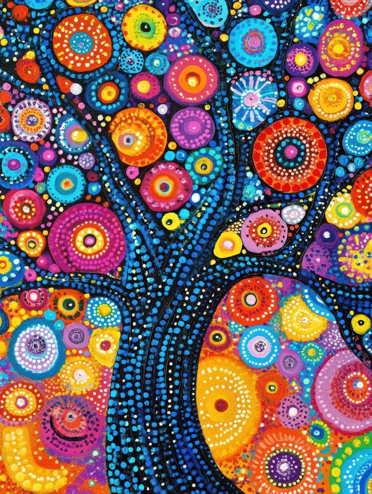 Arbre de Vie Coloré 15
