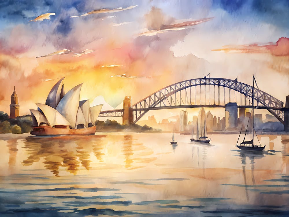 Sydney Australia A Vintage 1