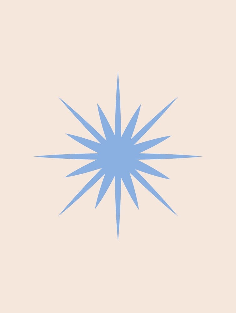 Retro Sun Blue