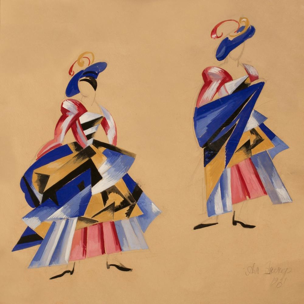 Costume Design For Romeo And Juliette , Alexandra Exter