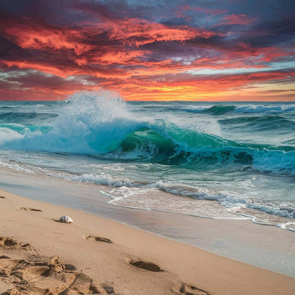 Sunset At The Beach 2