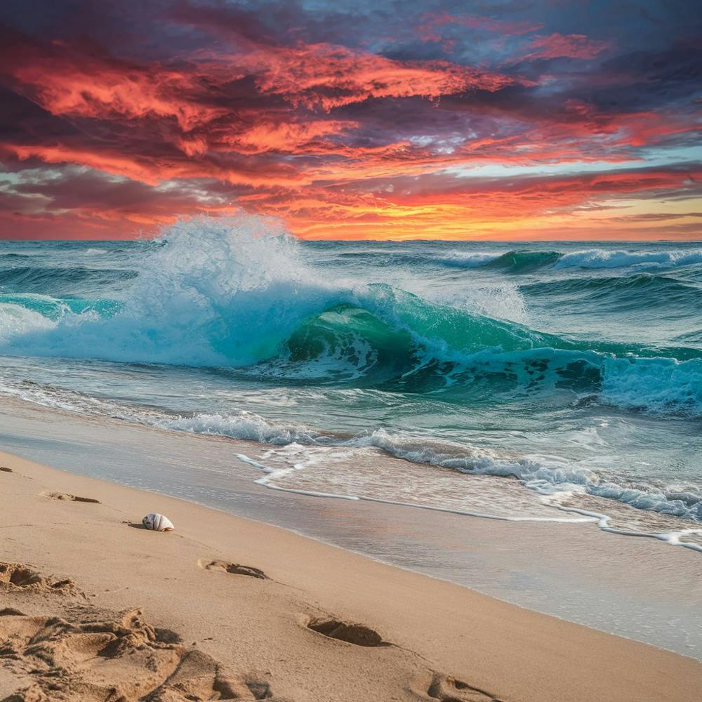 Sunset At The Beach 2