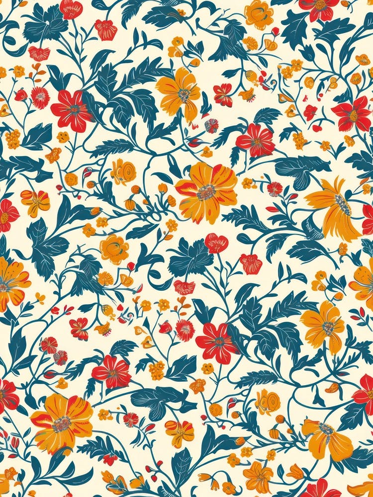 Floral Oasis London Fabrics Motif Floral 1