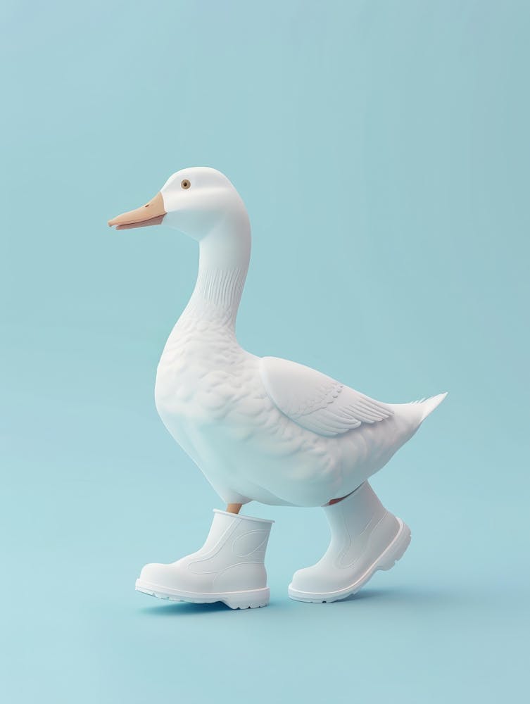 Duck In Boots 1