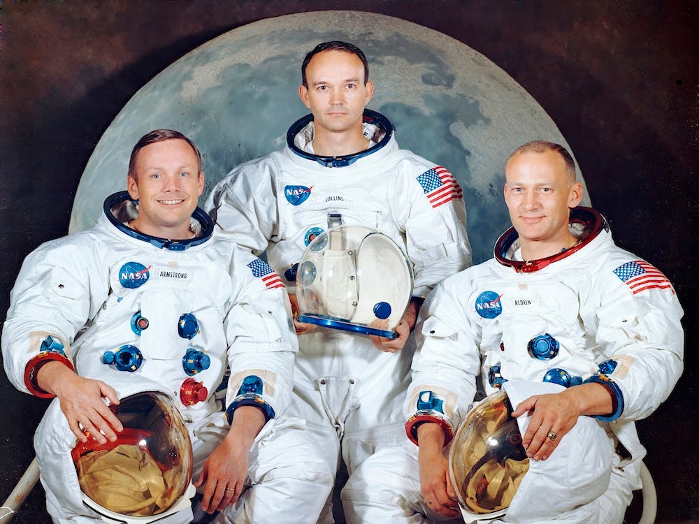 The Official Crew Portrait Of The Apollo 11 Astronauts