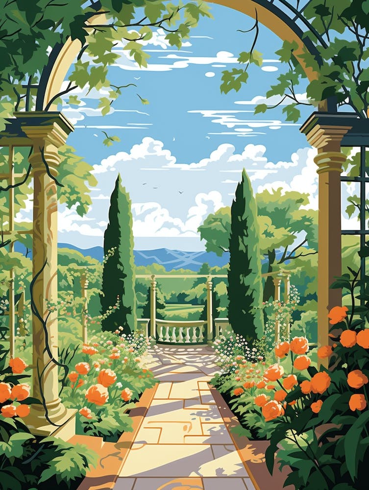 Leu Gardens Usa Gardens Illustration 2